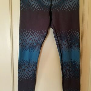 Zyia Teal Light n Tight High Rise 7/8 Leggings